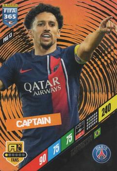 Marquinhos Paris Saint-Germain Panini FIFA 365 2024 Adrenalyn XL Captain #PSG13