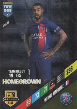 Presnel Kimpembe Paris Saint-Germain Panini FIFA 365 2024 Adrenalyn XL Homegrown #PSG15