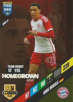 Jamal Musiala Bayern Munchen Panini FIFA 365 2024 Adrenalyn XL Homegrown #BMU15