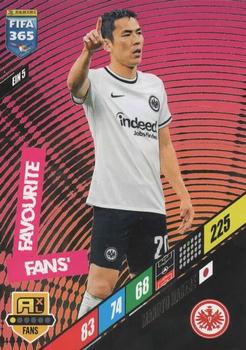 Makoto Hasebe Eintracht Frankfurt Panini FIFA 365 2024 Adrenalyn XL Fans' Favourite #EIN5