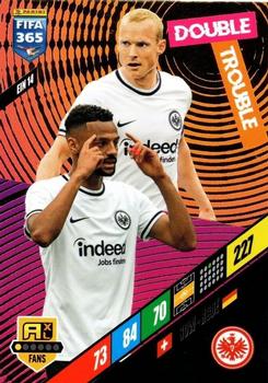 Sebastian Rode / Djibril Sow Eintracht Frankfurt Panini FIFA 365 2024 Adrenalyn XL Double Trouble #EIN14