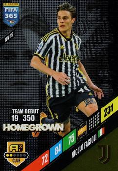 Nicolo Fagioli Juventus FC Panini FIFA 365 2024 Adrenalyn XL Homegrown #JUV15