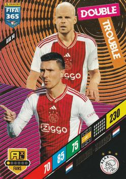 Davy Klassen / Steven Berghuis AFC Ajax Panini FIFA 365 2024 Adrenalyn XL Double Trouble #AJA14