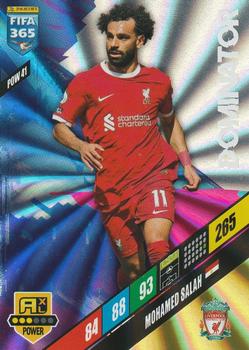 Mohamed Salah Liverpool Panini FIFA 365 2024 Adrenalyn XL Dominator #POW41