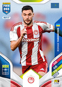 Roman Yaremchuk Olympiacos FC Panini FIFA 365 2026 Adrenalyn XL #OLY17