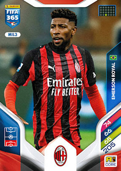 Emerson Royal A.C. Milan Panini FIFA 365 2026 Adrenalyn XL #MIL3