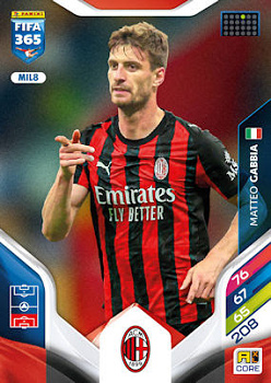 Matteo Gabbia A.C. Milan Panini FIFA 365 2026 Adrenalyn XL #MIL8