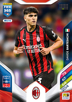 Davide Bartesaghi A.C. Milan Panini FIFA 365 2026 Adrenalyn XL #MIL10