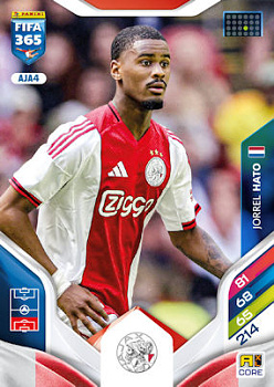 Jorrel Hato AFC Ajax Panini FIFA 365 2026 Adrenalyn XL #AJA4