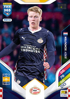 Jerdy Schouten PSV Eindhoven Panini FIFA 365 2026 Adrenalyn XL #PSV10