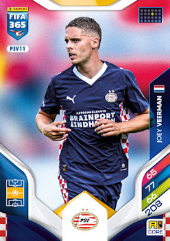 Joey Veerman PSV Eindhoven Panini FIFA 365 2026 Adrenalyn XL #PSV11