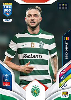 Zeno Debast Sporting CP Panini FIFA 365 2026 Adrenalyn XL #SPO3