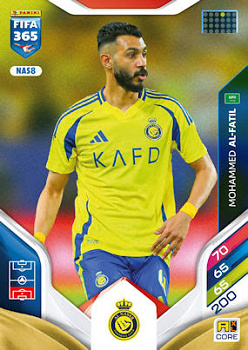 Mohamed Al-Fatil Al-Nassr FC Panini FIFA 365 2026 Adrenalyn XL #NAS8