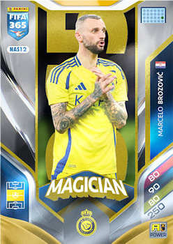 Marcelo Brozovic Al-Nassr FC Panini FIFA 365 2026 Adrenalyn XL Magician #NAS12