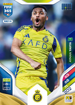 Ayman Yahya Al-Nassr FC Panini FIFA 365 2026 Adrenalyn XL #NAS14
