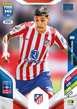 Nahuel Molina Atletico Madrid Panini FIFA 365 2026 Adrenalyn XL #ATM3