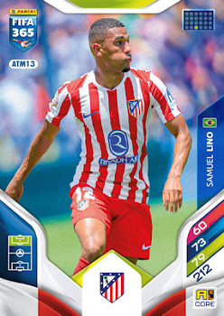 Samuel Lino Atletico Madrid Panini FIFA 365 2026 Adrenalyn XL #ATM13