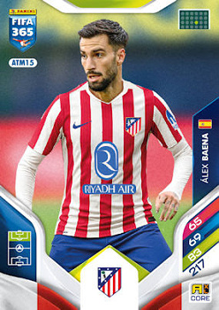Alex Baena Atletico Madrid Panini FIFA 365 2026 Adrenalyn XL #ATM15