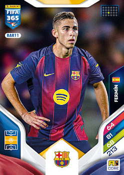 Fermin FC Barcelona Panini FIFA 365 2026 Adrenalyn XL #BAR11