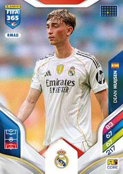 Dean Huijsen Real Madrid Panini FIFA 365 2026 Adrenalyn XL #RMA8