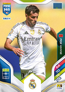 Brahim Diaz Real Madrid Panini FIFA 365 2026 Adrenalyn XL #RMA14