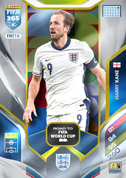 Harry Kane England Panini FIFA 365 2026 Adrenalyn XL Road to FIFA World Cup 26 #FWC18