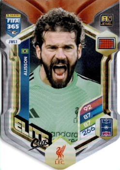 Alisson Liverpool Panini FIFA 365 2026 Adrenalyn XL Elite Cut #JWL1