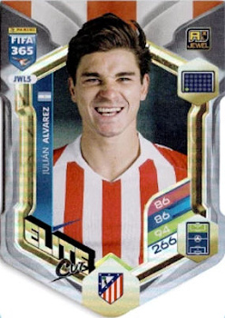 Julian Alvarez Atletico Madrid Panini FIFA 365 2026 Adrenalyn XL Elite Cut #JWL5