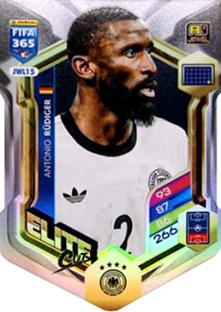 Antonio Rudiger Germany Panini FIFA 365 2026 Adrenalyn XL Elite Cut #JWL15