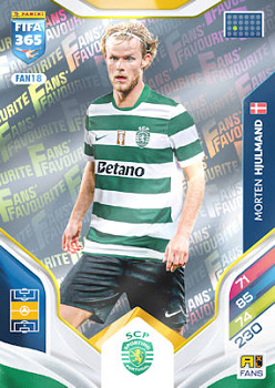 Morten Hjulmand Sporting CP Panini FIFA 365 2026 Adrenalyn XL Fans' Favourite #FAN18