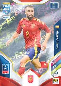 Daniel Carvajal Spain Panini FIFA 365 2026 Adrenalyn XL Fans' Favourite #FAN22