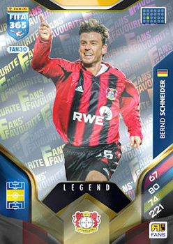Bernd Schnejder Bayer 04 Leverkusen Panini FIFA 365 2026 Adrenalyn XL Legend #FAN30