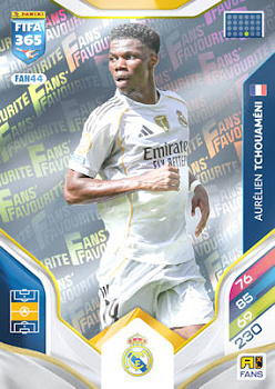 Aurelien Tchouameni Real Madrid Panini FIFA 365 2026 Adrenalyn XL Fans' Favourite #FAN44