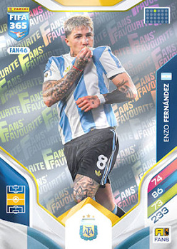 Enzo Fernandez Argentina Panini FIFA 365 2026 Adrenalyn XL Fans' Favourite #FAN46
