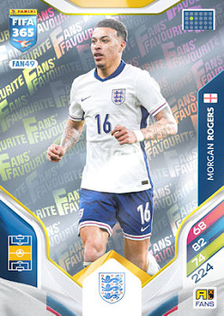 Morgan Rogers England Panini FIFA 365 2026 Adrenalyn XL Fans' Favourite #FAN49
