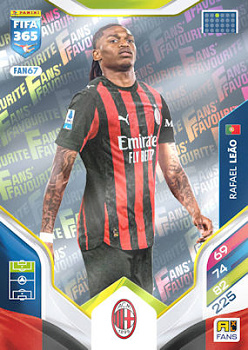 Rafael Leao A.C. Milan Panini FIFA 365 2026 Adrenalyn XL Fans' Favourite #FAN67