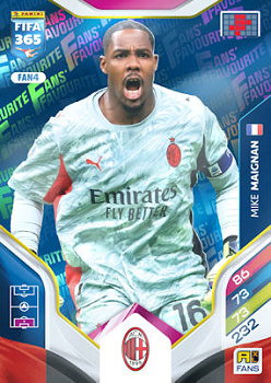 Mike Maignan A.C. Milan Panini FIFA 365 2026 Adrenalyn XL Fans' Favourite - Blue #FAN4