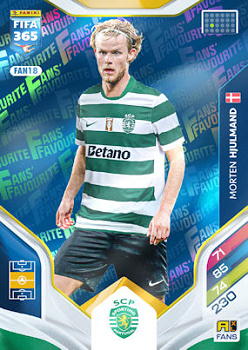Morten Hjulmand Sporting CP Panini FIFA 365 2026 Adrenalyn XL Fans' Favourite - Blue #FAN18
