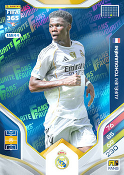 Aurelien Tchouameni Real Madrid Panini FIFA 365 2026 Adrenalyn XL Fans' Favourite - Blue #FAN44