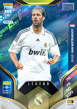Ruud van Nistelrooy Real Madrid Panini FIFA 365 2026 Adrenalyn XL Legend - Blue #FAN78