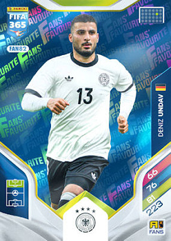 Deniz Undav Germany Panini FIFA 365 2026 Adrenalyn XL Fans' Favourite - Blue #FAN82