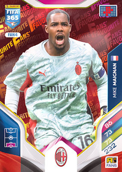 Mike Maignan A.C. Milan Panini FIFA 365 2026 Adrenalyn XL Fans' Favourite - Red #FAN4
