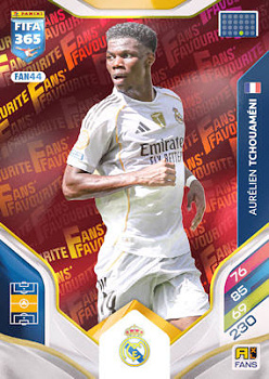 Aurelien Tchouameni Real Madrid Panini FIFA 365 2026 Adrenalyn XL Fans' Favourite - Red #FAN44