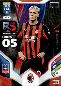Alex Jimenez A.C. Milan Panini FIFA 365 2026 Adrenalyn XL Rising Star #RS3