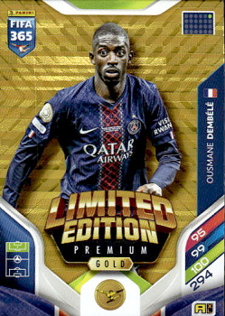 Ousmane Dembele Paris Saint-Germain Panini FIFA 365 2026 Adrenalyn XL Limited Edition - Premium Gold #LE-OD