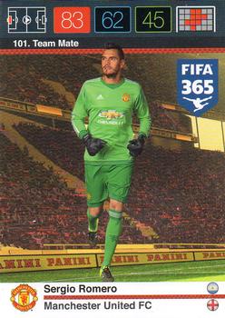 Sergio Romero Manchester United Panini FIFA 365 2015 Adrenalyn XL  #101