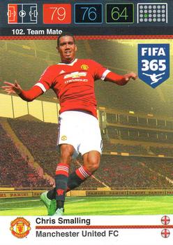 Chris Smalling Manchester United Panini FIFA 365 2015 Adrenalyn XL  #102