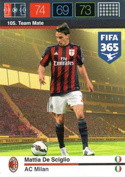 Mattia De Sciglio A.C. Milan Panini FIFA 365 2015 Adrenalyn XL  #105