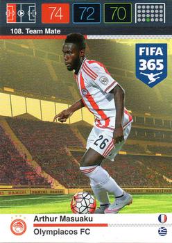 Arthur Masuaku Olympiacos FC Panini FIFA 365 2015 Adrenalyn XL  #108