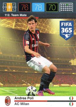 Andrea Poli A.C. Milan Panini FIFA 365 2015 Adrenalyn XL  #112